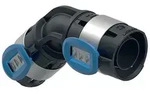 Geberit Bogen FlowFit 45 Grad, DN 20, 25mm, PPSU, Schwarz, 620062001 620062001