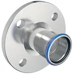 Geberit Mapress Edelstahl Flansch PN 10/16, mit Pressmuffe D 22mm, DN 20 33734