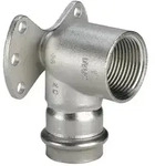 Viega Sanpress Inox Wandscheibe mit SC-Contur 2325.5, d. 22mm x Rp 3/4", Stahl