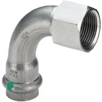 Viega Sanpress Inox &Uuml;bergangsbogen 90 Grad mit SC-Contur 2314.5, d. 22mm x Rp 3/4",