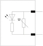 Siemens Varistor mit LED 127-240V AC 70-150V DC f&uuml;r Sch&uuml;tze 3RT2.1 und