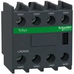Schneider Electric Hilfsschalterblock TeSys Deca LADN40, 4 Schlie&szlig;er, 48x44x42mm,