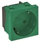 OBO Bettermann Schutzkontaktsteckdose STD-D3S MZGN1, 16A 250V 45x45x42mm, Kunststoff,