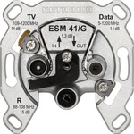Kathrein 21110054, Kathrein Modem-Durchschleifdose ESM 41/G, 14dB/15dB, Edelstahl,