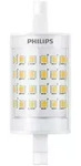 Philips LED-Stablampe CorePro R7S 78mm 7W 950lm 3000K, 78mm, Klarer Kunststoff, Wei&szlig;