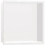 hansgrohe XtraStoris Original Wandnische mit Rahmen 300x300x70mm, Mattwei&szlig; 56093700