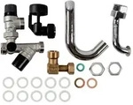 Wolf Anschluss-Set Warmwasser Aufputz ohne Druckminderer 1/2" f&uuml;r CGW-2 8610476