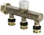 Viega Raxofix Verteiler mit SC-Contur 5326.07, d. 16mm x G 3/4", 3fach,