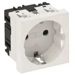 OBO Bettermann Schutzkontaktsteckdose STD-D0 RW1, 16A 250V, Kunststoff, Reinwei&szlig;
