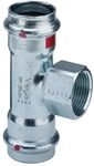 Viega Prestabo T-St&uuml;ck mit SC-Contur 1117.2, d. 42mm x Rp 3/4" x d. 42mm, Stahl
