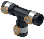 Geberit FlowFit T-St&uuml;ck egal, 50mm, PPSU, Schwarz, 620085001 620085001