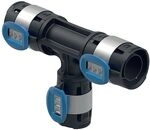 Geberit FlowFit T-St&uuml;ck reduziert, D 16mm, D1 20mm, D2 16mm, PPSU, 620121001