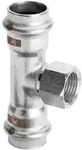 Viega Temponox T-St&uuml;ck mit SC-Contur 1717.2, d. 22mm x Rp 1/2" x d. 22mm, Stahl