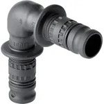 Geberit Mepla Winkel 90 Grad, DN 15, 20mm, PVDF, Schwarz, 622271005 622271005