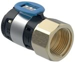 Geberit FlowFit &Uuml;bergang mit Innengewinde bleifreie Siliziumbronze, D 16mm, Rp 1/2"