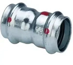 Viega Prestabo Muffe mit SC-Contur 1115, d. 42mm, Stahl verzinkt 558031