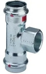 Viega Prestabo T-St&uuml;ck mit SC-Contur 1117.2, d. 35mm x Rp 3/4" x d. 35mm, Stahl