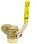 Viega Gasz&auml;hler-Kugeleckhahn G2110S in R1 x Rp1 x (4,0 m3) Messing 618780