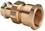Viega Sanpress &Uuml;bergangsverschraubung mit SC-Contur 2262, flachdichtend, d. 18mm x