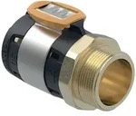 Geberit FlowFit &Uuml;bergang mit Au&szlig;engewinde bleifreie Siliziumbronze, D 63mm, R 2"