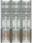 hager Komplettfeld, univers Z, 1050mm, 6 ZP, eHZ, 3-feldig, NRW, SH, HH, MV,...