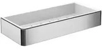 emco Loft Schwammkorb mit Kunststoffeinsatz 220x36x101 mm Chrom Wei&szlig; Zamak