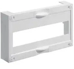 hager Ber&uuml;hrungsschutzabdeckung, universN, 150x250mm, 1x 12PLE, Schlitz asymetrisch