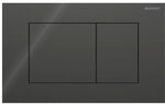 Geberit Sigma40 Bet&auml;tigungsplatte, eckig, 2-Mengen-Sp&uuml;lung Platte, Taste Schwarz,