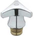 Grohe Oberteil, DN 20, mit Trecorn-Griff, Markierung Rot, Chrom, 11105000 11105000