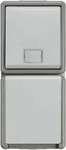 Siemens 5TD4811, Siemens Kombi Taster IP44 16A/10A 250V 151x66x54mm Lichtgrau...