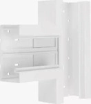 hager BR6513089016, hager T-St&uuml;ck aus Grundprofil zu BR 68x130mm Oberteil 80mm...