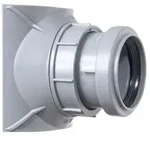 Airfit Schraubabzweig DN 110/50, PP, Grau, 21050AZ 21050AZ