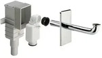 Viega Geruchverschluss 5633.1, G 1 1/4" x DN 40/50, Kunststoff verchromt 553753