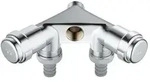 Grohe Original WAS Doppelventil Einfach, DN 15, Wandmontage, Innengewinde 1/2 ",
