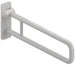 HEWI St&uuml;tzklappgriff Serie 801 L 850mm, Aluminiumkern reinwei&szlig; 801.50.226 99