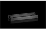 Rittal Sockel-Eckst&uuml;ck VX, H:100mm B:1000mm, Stahl, Schwarz 8660005