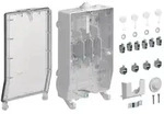 hager Hausanschlusskasten, KH00, Baureihe K3, 1x3NH00, Klarsichtdeckel ZAN334KL