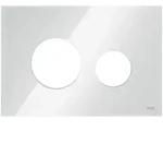 Tece loop Blende f&uuml;r WC-Bet&auml;tigungsplatte, Glas Wei&szlig; gl&auml;nzend 9240671