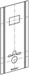 Geberit GIS Paneel f&uuml;r Wand-WC, f&uuml;r Sigma Unterputz-Sp&uuml;lk&auml;sten, 461058001
