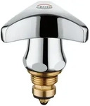 Grohe Oberteil mit Trecorn-Griff, Markierung Rot, 3/8", Chrom, 11006000 11006000
