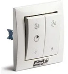 Helios Drehzahl- und Betriebsschalter DSEL 2 f&uuml;r 55er UP-Dose, IP 30, 230V,...