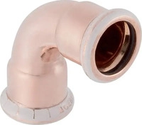 Geberit 60103, Geberit Bogen Mapress, 90 Grad, DN 15, 18mm, Kupfer, 60103 60103