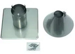 Vaillant Edelstahl-Schachtabdeckung f&uuml;r Abgasleitung DN 80 0020021007