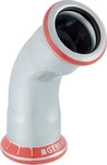 Geberit 20601, Geberit Bogen Mapress C-Stahl 45 Grad, DN 10, 12mm, Stahl,...