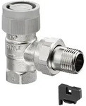 Oventrop AQ Thermostatventil DN 10 Eckausf&uuml;hrung, mit Q-Tec 1183063