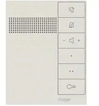 hager Innenstation audio, IP &uuml;ber 2-Draht, Freisprechen, intercom speak, wei&szlig;