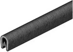 OBO Bettermann Kantenschutzband KSB 4 PVC, 10,5x15,0mm, 10m, Kunststoff, Schwarz