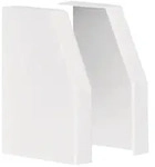 hager Endst&uuml;ck Paar schnittkaschierend zu Rangierkanal RK 150x110 mm reinwei&szlig;