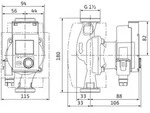 Wilo Stratos PICO-Z Nassl&auml;ufer-Hocheffizienzpumpe 25/0,5-4, 15W, 230V, G 1...