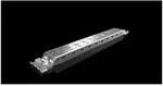 Rittal Montageschiene AX, 376x45,5x10mm, Stahlblech, Zink, 2394350 2394350